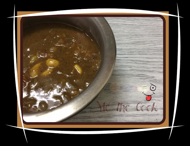 Poondu milagu kulambu ~ Garlic Pepper curry