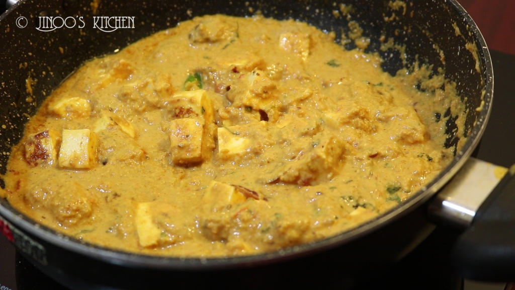 Creamy Paneer masala