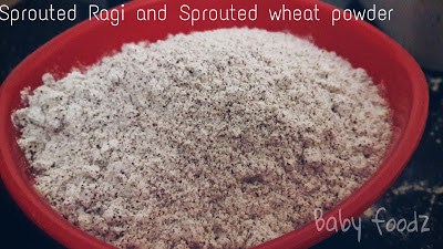 sprouted ragi flour for babies