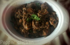 pepper chicken fry