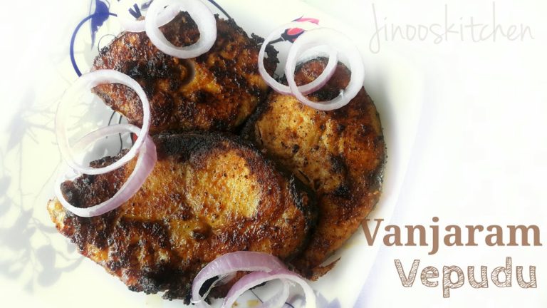 Vanjaram fish fry ~ Vanjaram Vepudu/Varuval