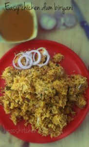 Chicken dum biryani