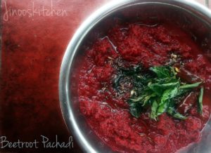 Beetroot pachadi