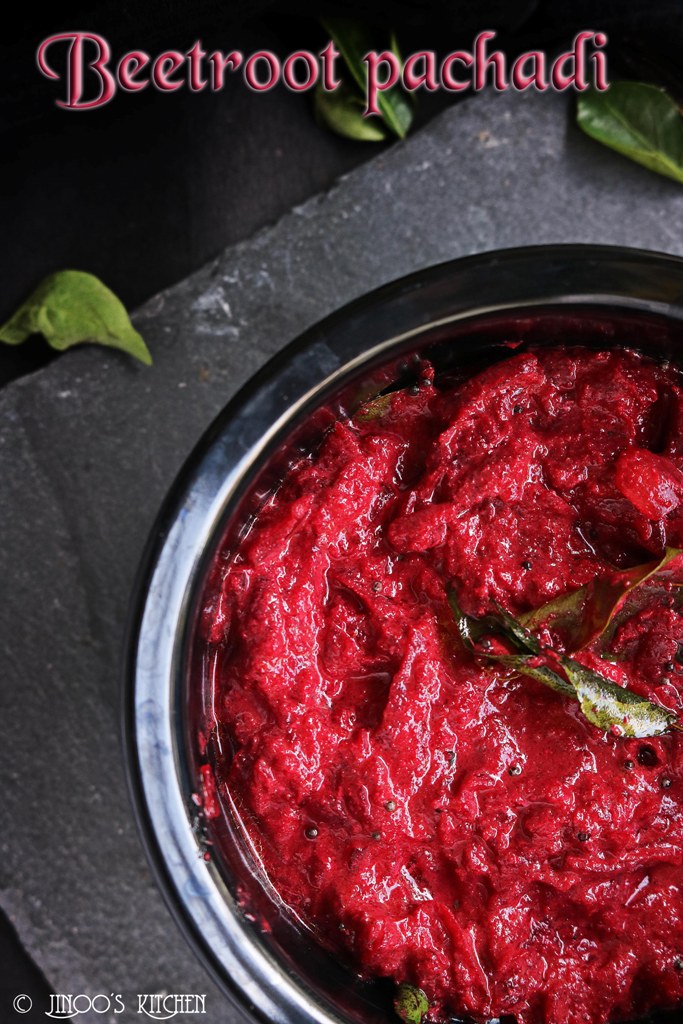 beetroot pachadi recipe