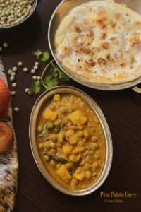 Peas potato curry recipe south Indian style