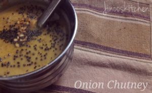 Onion tamarimd chutney