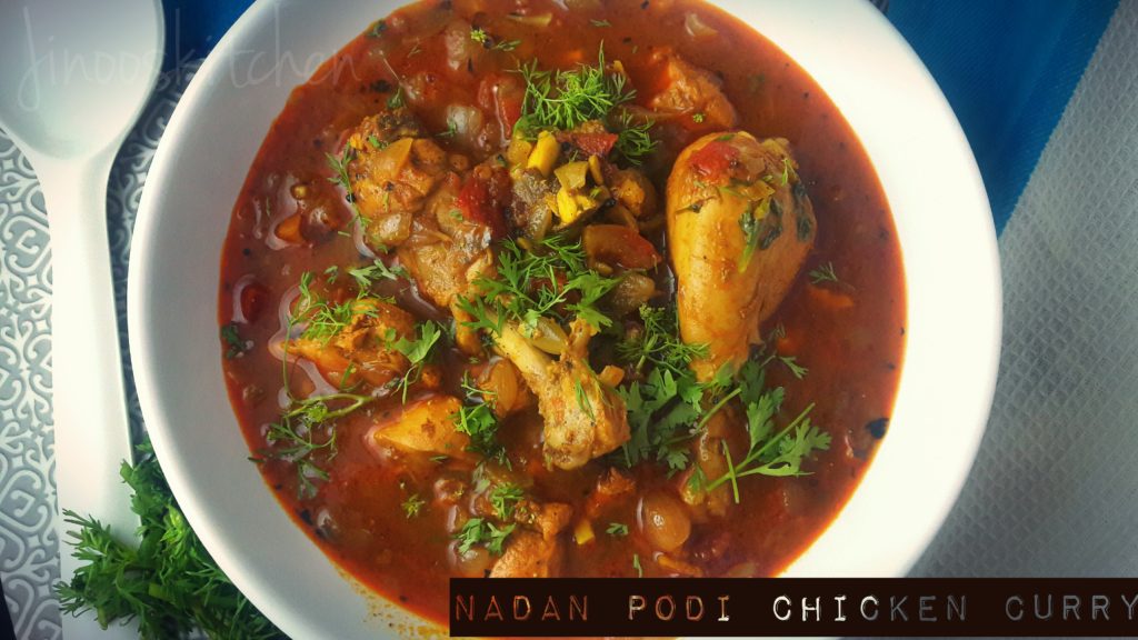 Nadan podi chicken curry