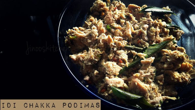 Idi Chakka Podimas ~ Tender Jackfruit coconut curry