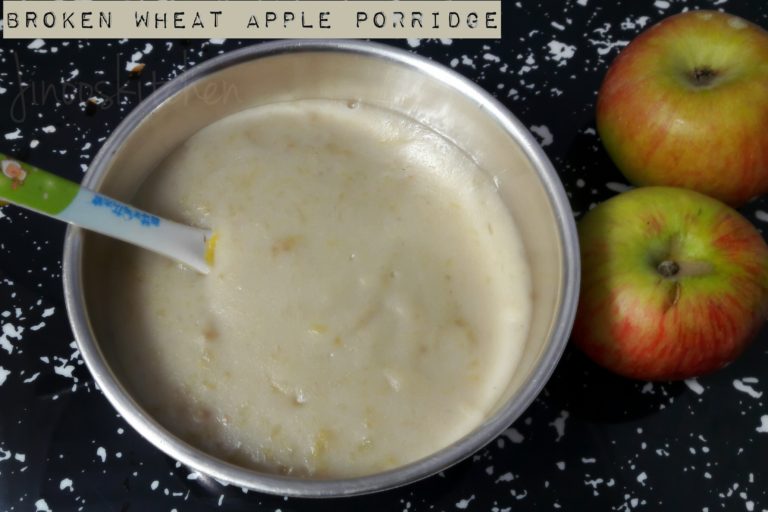 Baby Foodz – Broken Wheat Apple Porridge