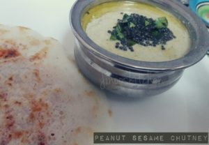 Peanut sesame chutney