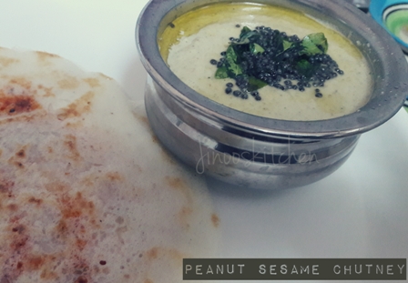 Peanut Sesame chutney