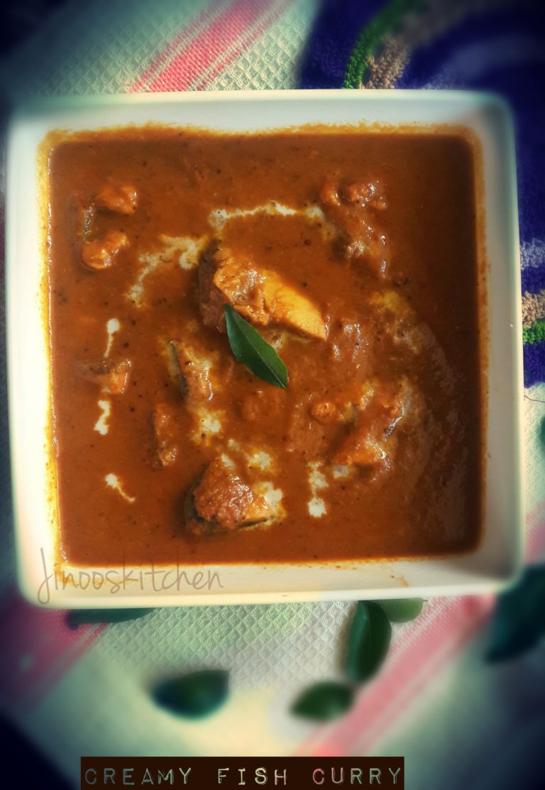 Fish curry – Creamy restaurant style curry