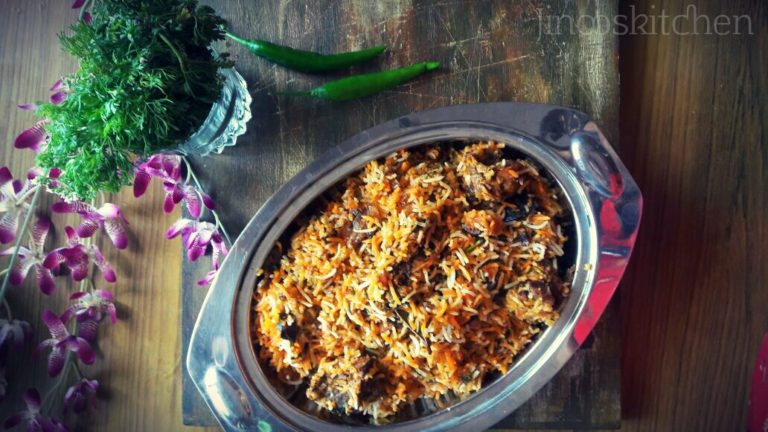 Dum Biryani Recipe ~ Mutton Dum Biryani Hyderabadi style