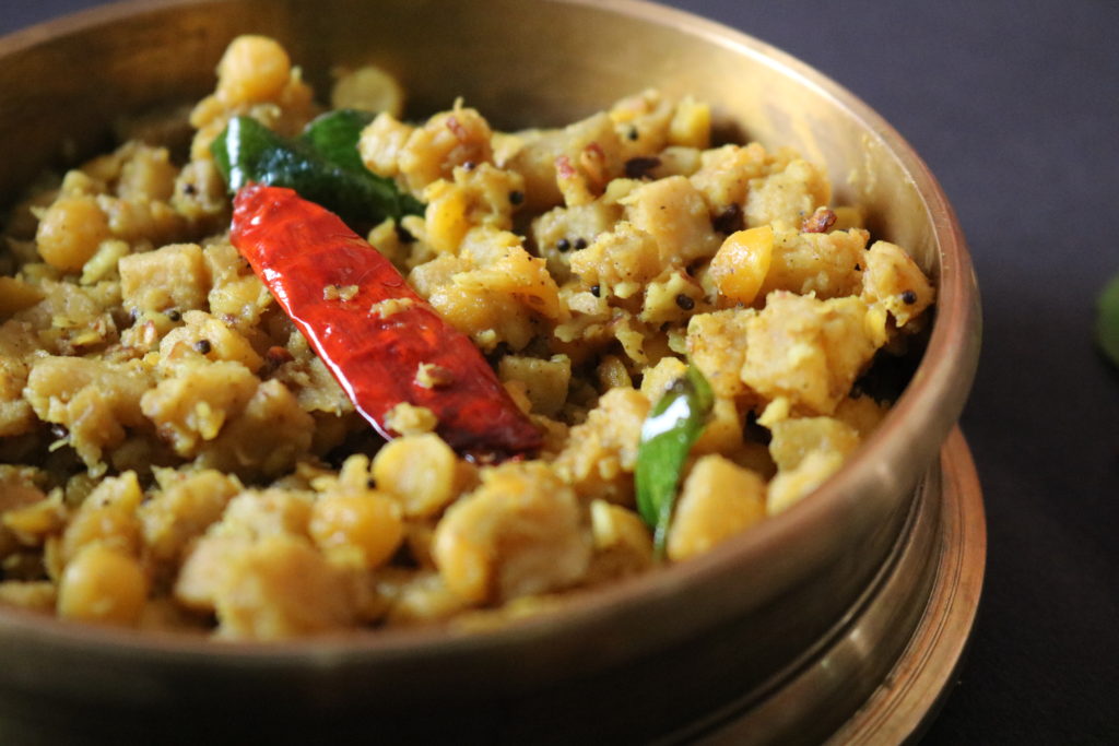 kootu curry with kadala parippu