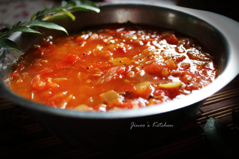 Thakkali bhaji ~ Thakkali Kadayal ~ Tomato Bhaji