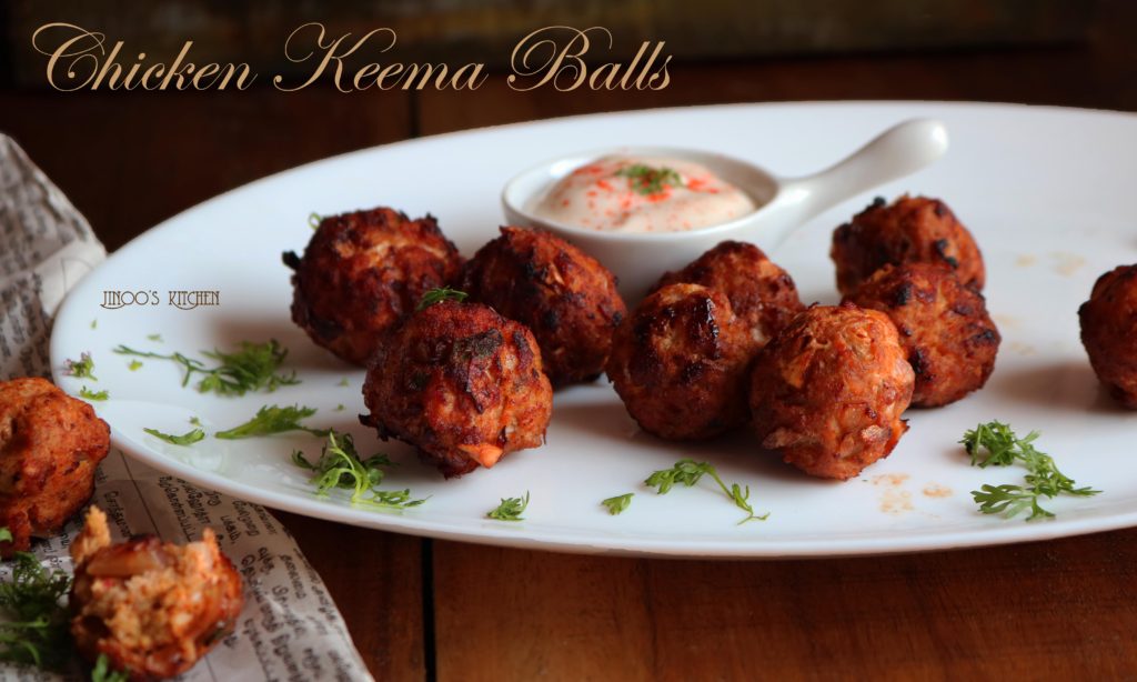 chicken keema balls