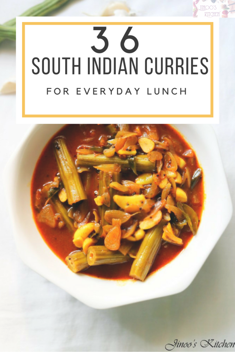 South Indian Curry Recipes for rice |collection of 36+ curry recipes
