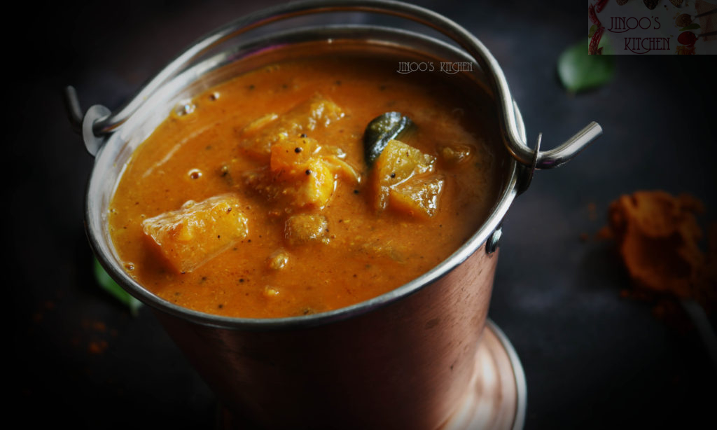 pumpkin sambar recipe