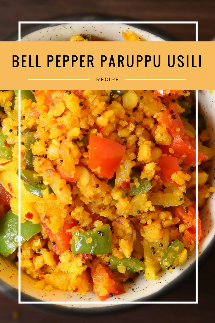 Bell pepper paruppu usili – Capsicum paruppu usili