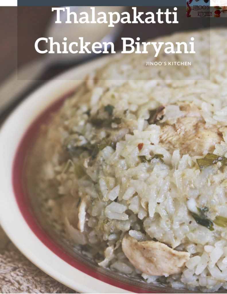 Thalapakatti style chicken Biryani