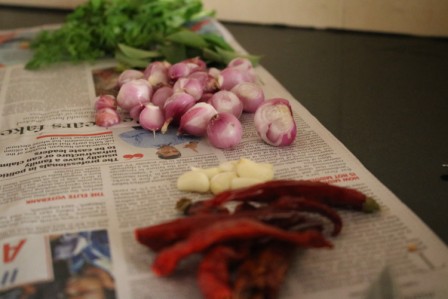 Onion coriander chutney recipe
