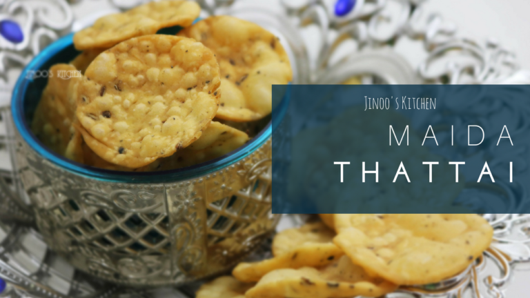 Maida thattai recipe / Pepper Nipattu recipe