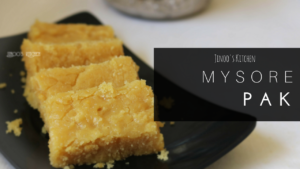 mysore pak recipe