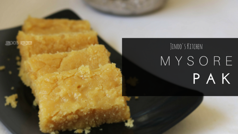 Mysore Pak recipe | Video recipe