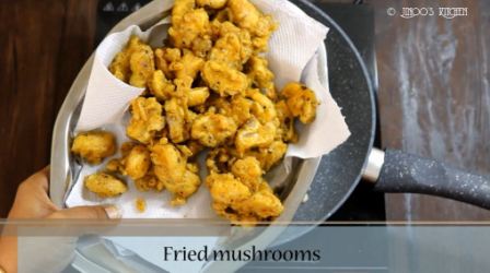 Mushroom Pepper Fry Recipe