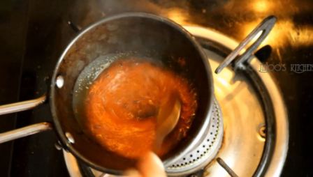 and Let it come to a rolling boil. Takes  approximately 5 minutes.