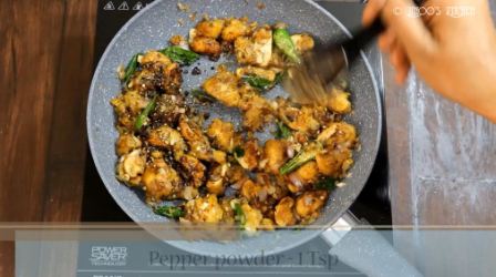 Mushroom Pepper Fry Recipe