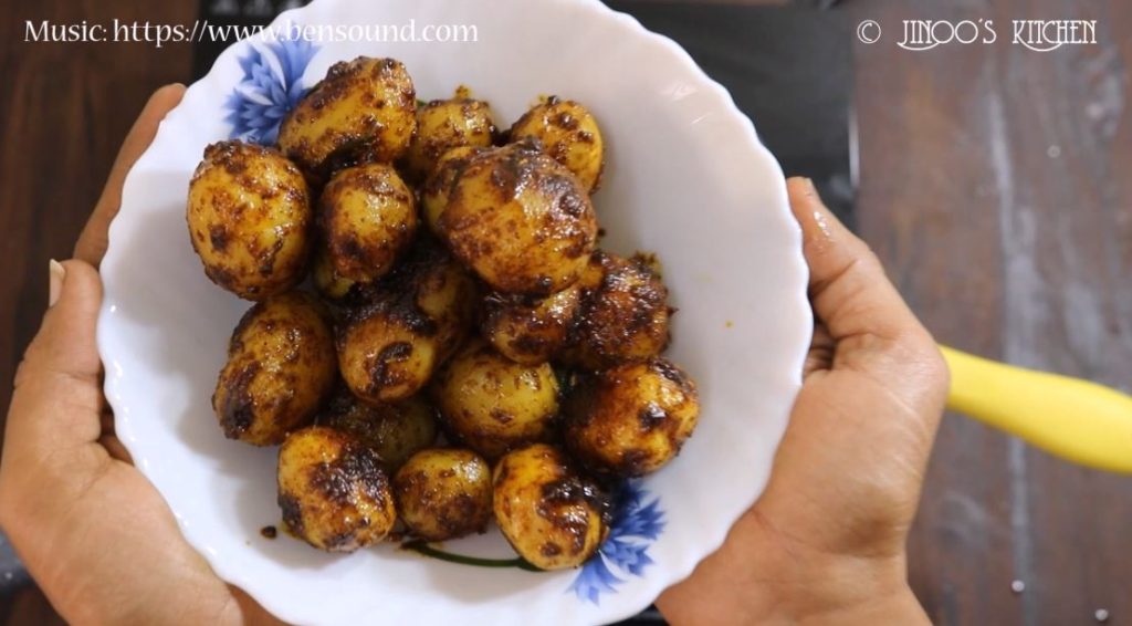 Baby potato Fry recipe