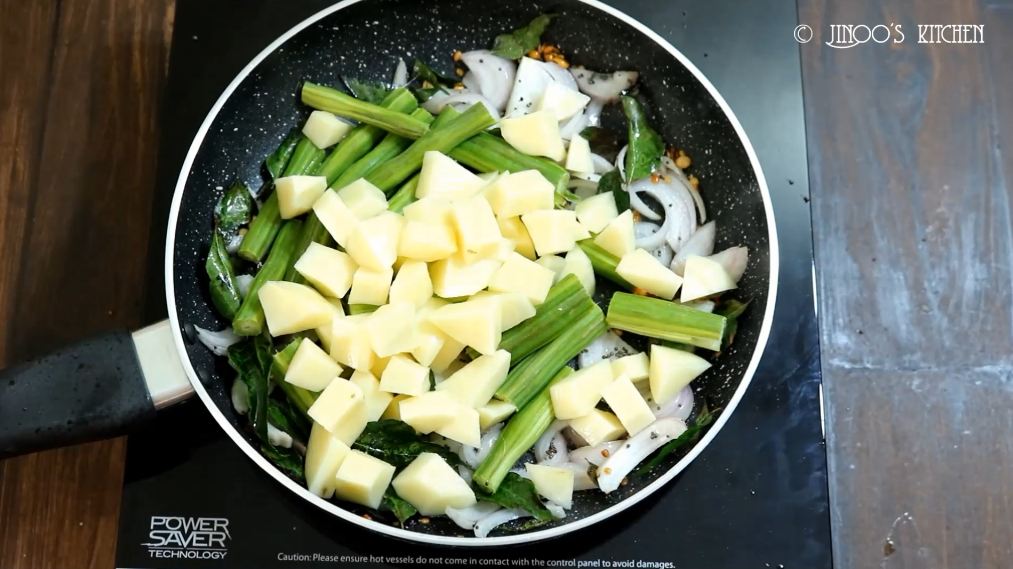 Drumstick Potato Stir fry recipe 