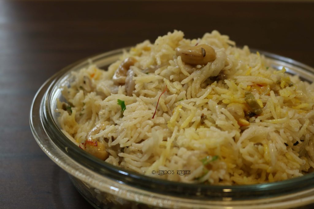 Ghee Rice with Coconut Milk recipe