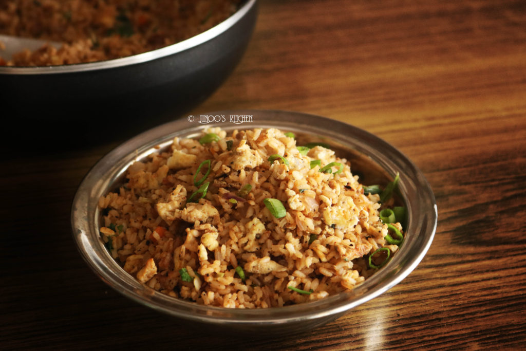 Egg fried rice recipe Indian