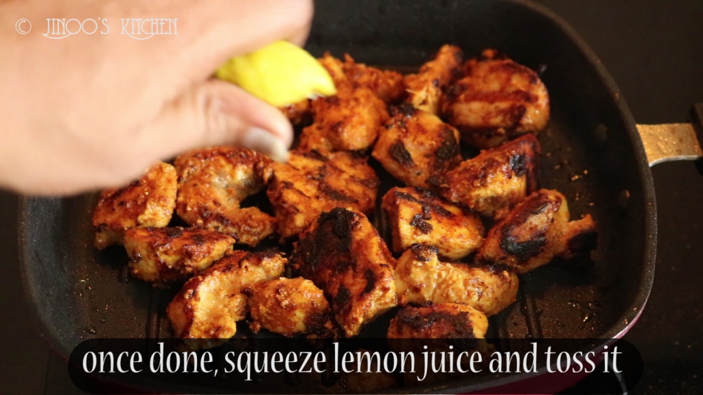 Easy restaurant style chicken tikka recipe in pan