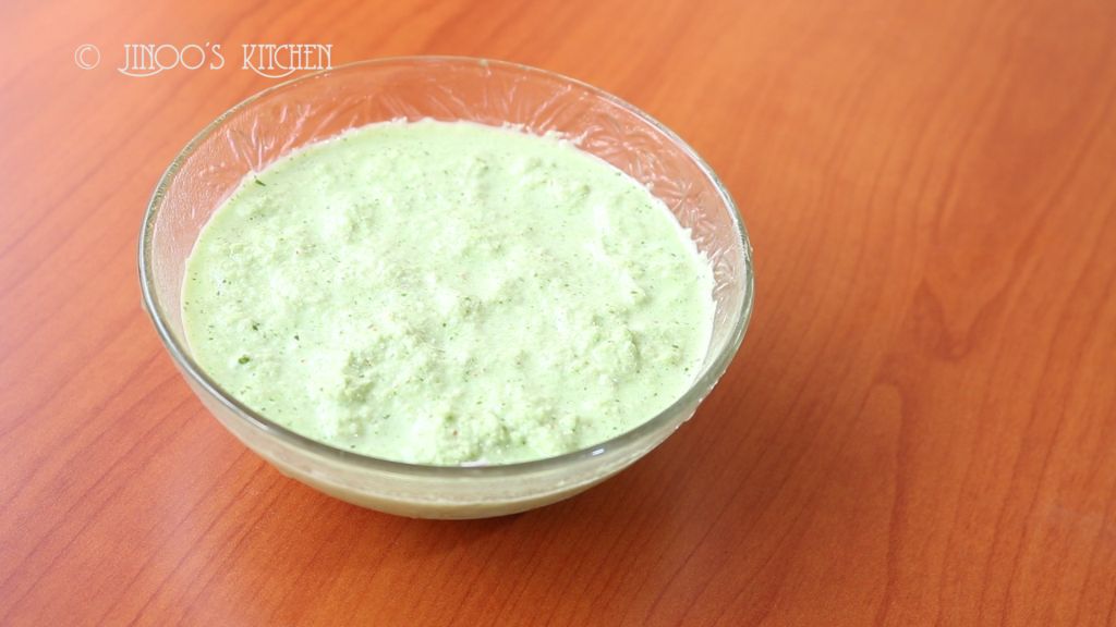 coriander coconut chutney recipe for dosa/idli