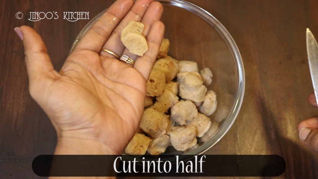 Spicy Soya chunks fry recipe