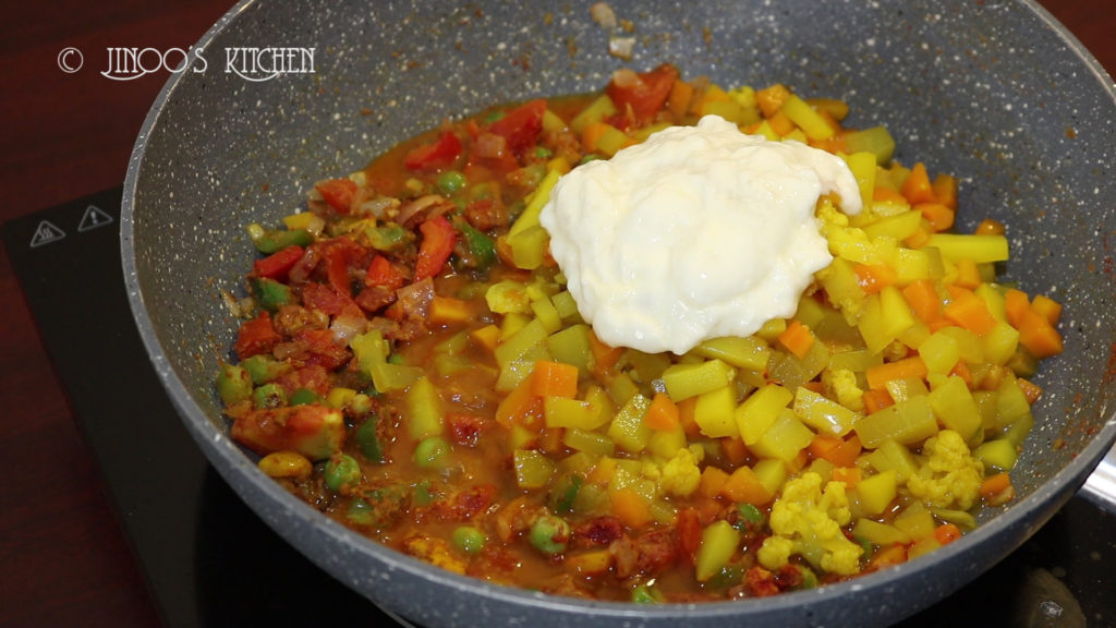 Hotel style Vegetable Kurma for chapathi