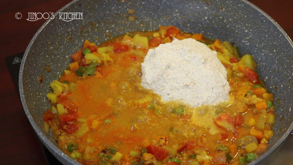 Hotel style Vegetable Kurma for chapathi