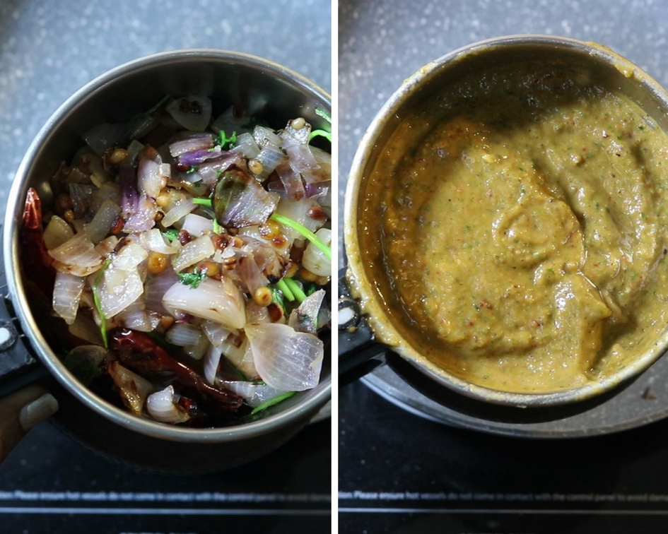 onion coriander chutney recipe