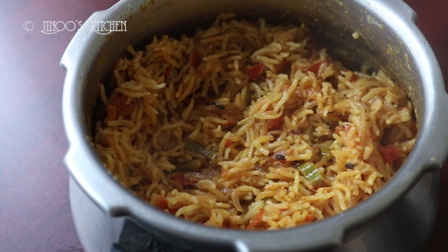 Tomato Biryani with coconut milk | Thakkali biryani