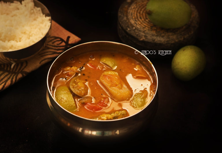 Drumstick Mango Sambar recipe | mangai sambar | how to prepare sambar