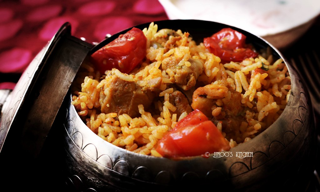 Tomato chicken biryani recipe