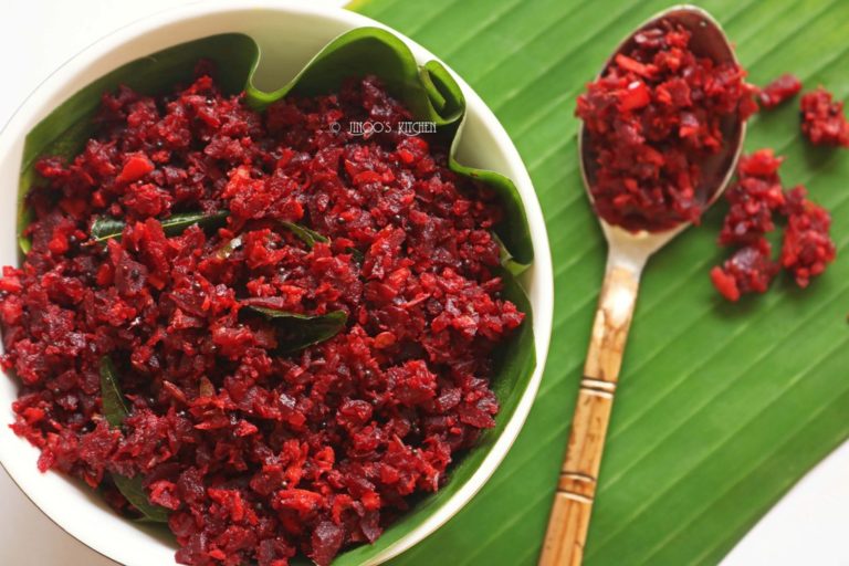 Beetroot Thoran Recipe | Beetroot Upperi Recipe | Beetroot Stir Fry Recipe