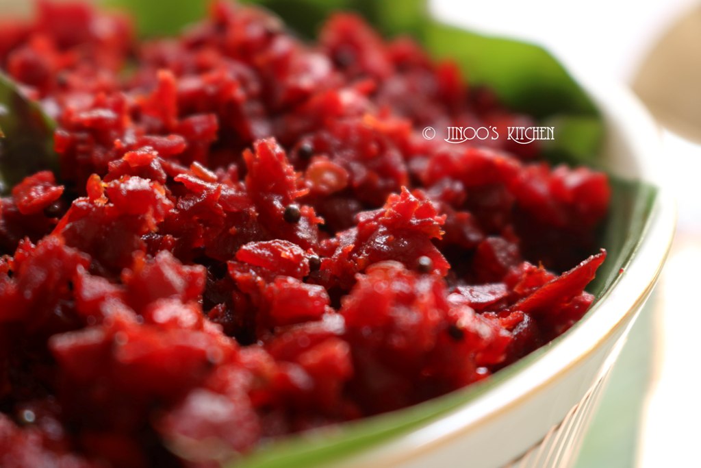 Beetroot Thoran Recipe