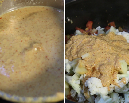 Cauliflower curry recipe