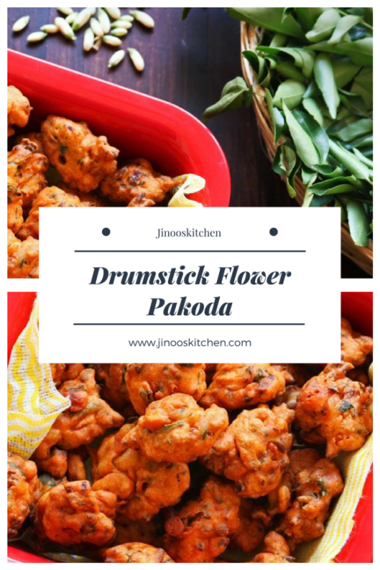 Drumstick flower fritters recipe | Murungai poo pakoda | Sajne Phooler Bada