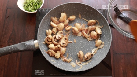 Mushroom Mayo salad with methi micro greens and sweetcorn