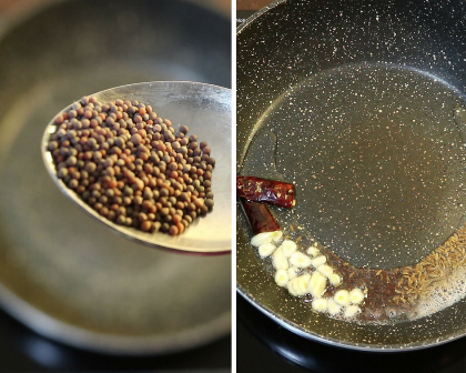 Dal palak for rice